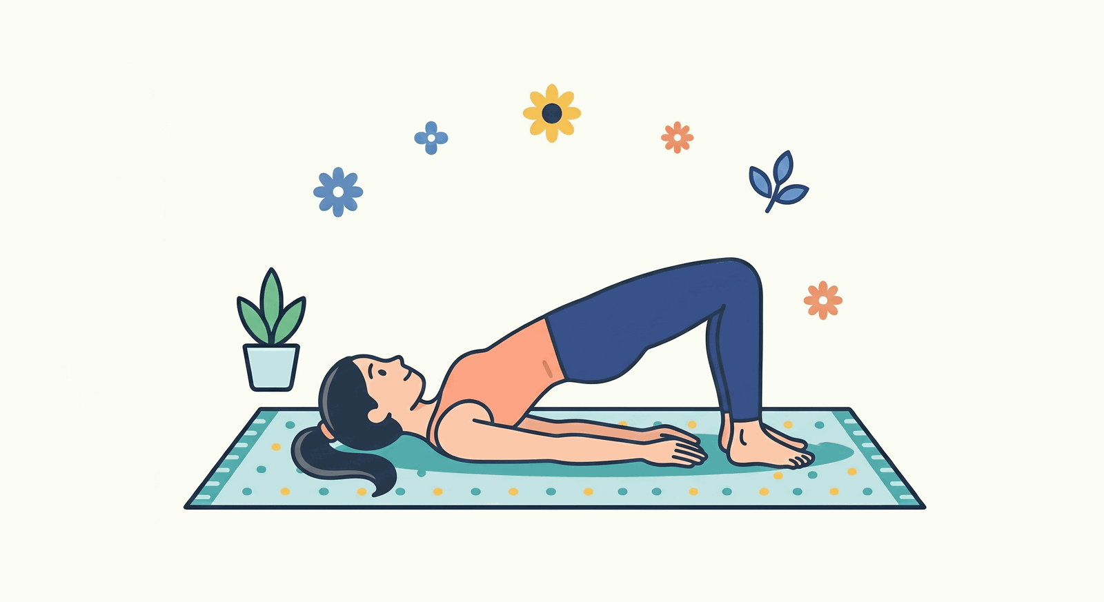 Bridge pose